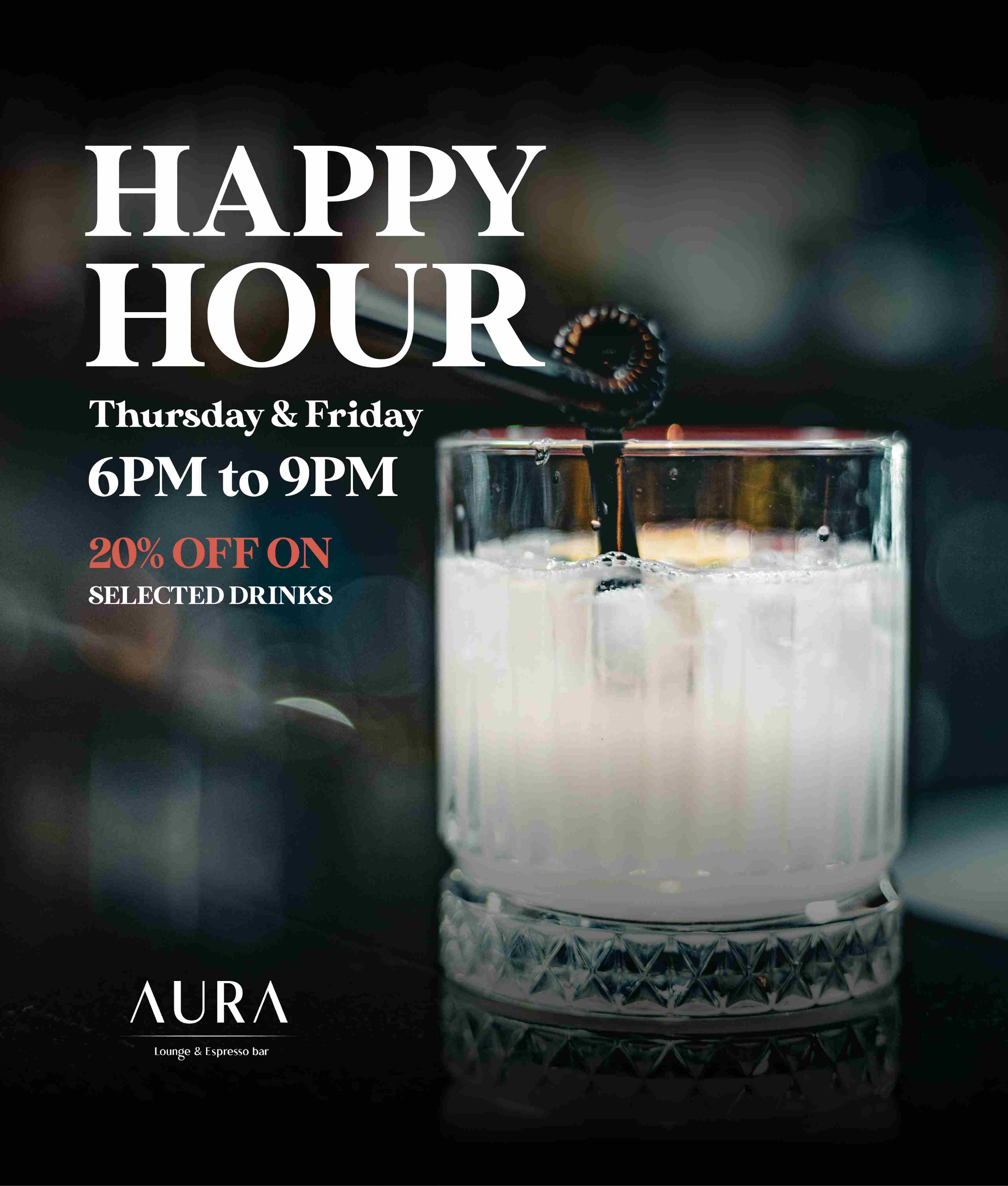 Happy Hour at Aura